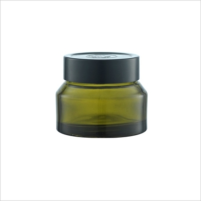 Cream Cosmetic Glass Bottle 15ml 30ml 50ml Glass Cream Jars Cosmetics For Skincare