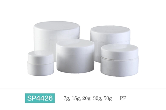 Custom Printed Cosmetic Cream Jar in Custom made Colour PP Inner Bottle for Skin Care Face Eye Gel.