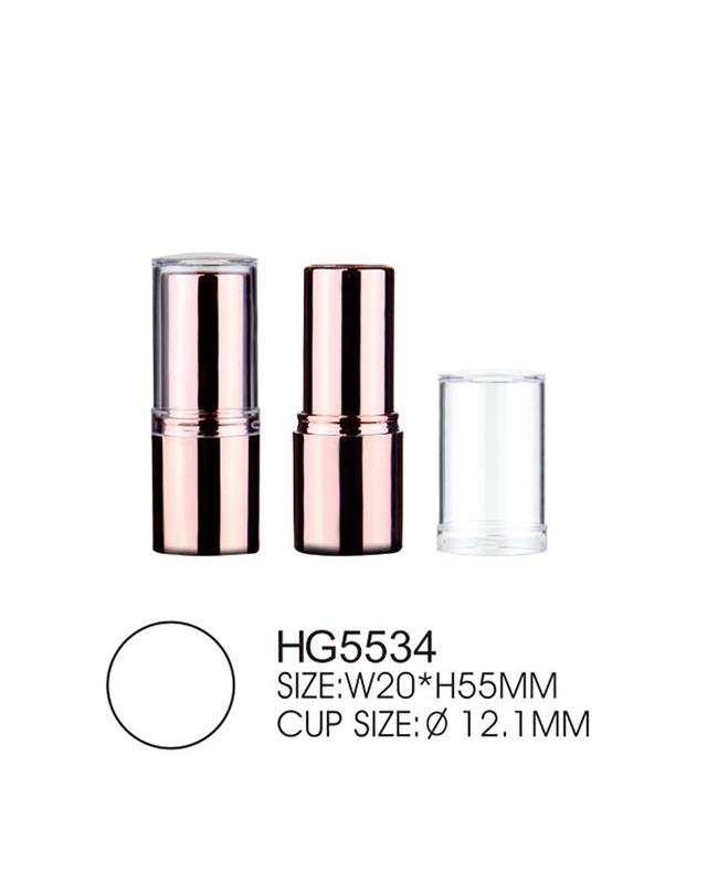 1-2g Mini Size Gold Lipstick Tube Case Empty Lipstick Containers Transparent Cap 12.1mm Inner Cup